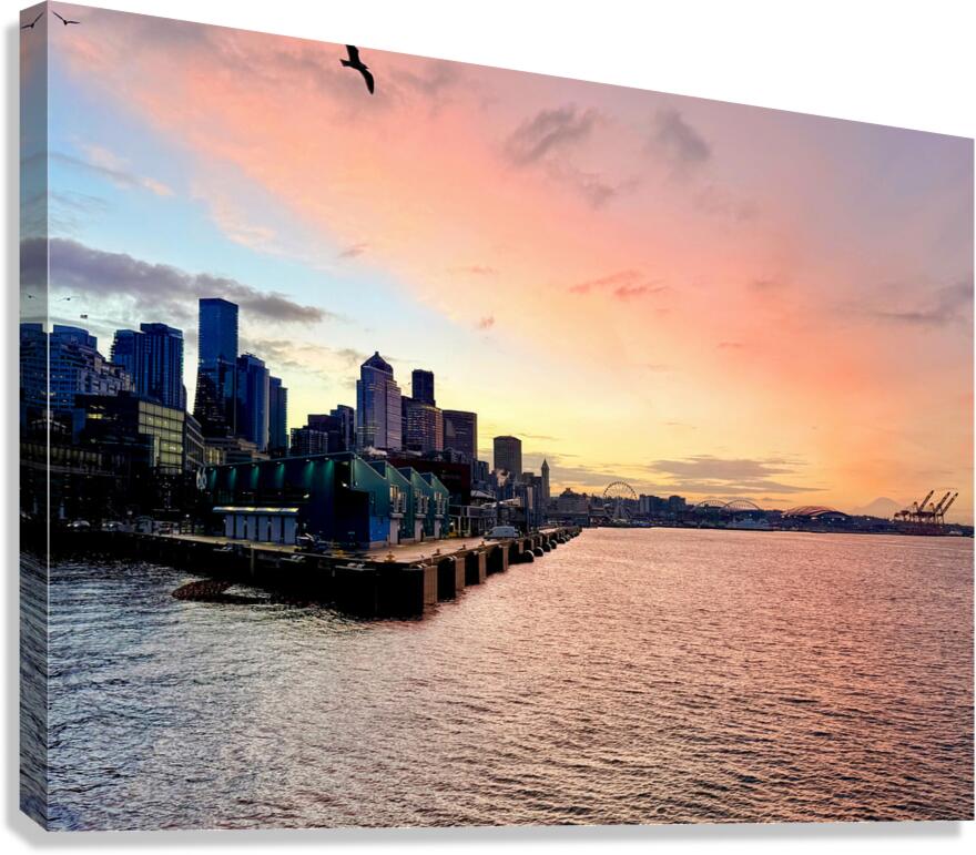 Orange Hour Canvas Print