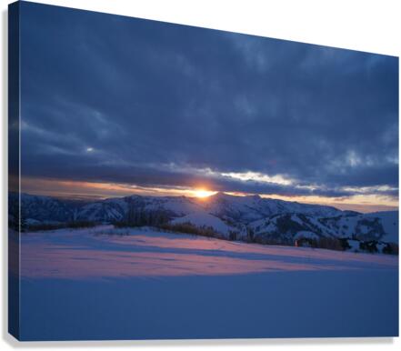 Heavenly Sunset from Eden 2 Canvas Print