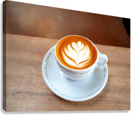 Blooming Caffeine Canvas Print