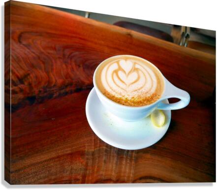 I Heart Coffee Canvas Print