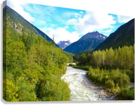 Majestic Mountains of Alaska 3 Canvas Print