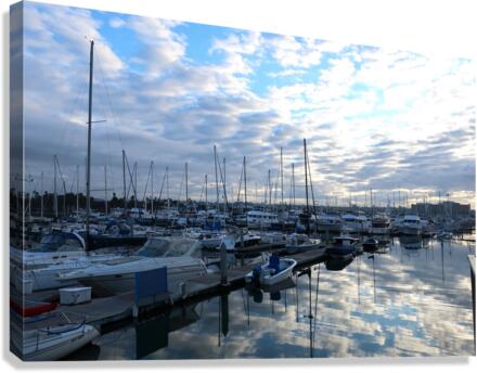 Anchored By Clouds Canvas Print