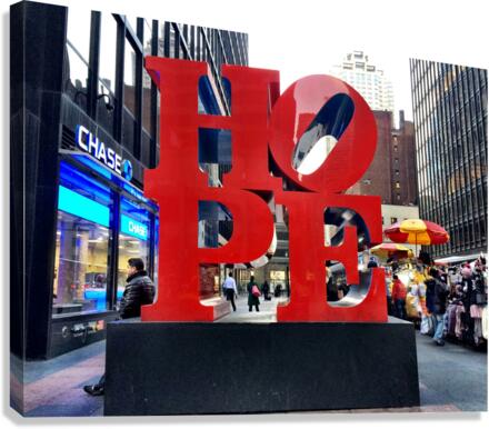 Chase Hope Never Give Up Canvas Print