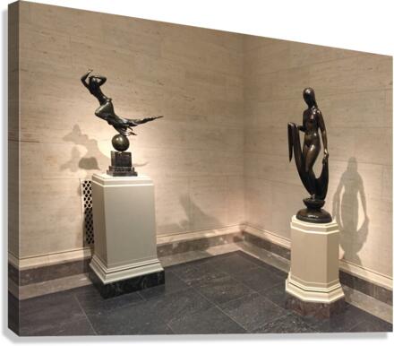 Museum Reflections 1 Canvas Print