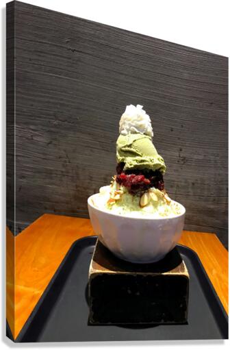 Climbing Mount Mochi Canvas Print