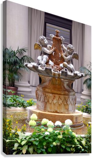 Angel Sculpture B Canvas Print