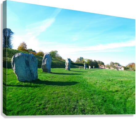 Avebury Henge and Stone Circles of Wiltshire Canvas Print