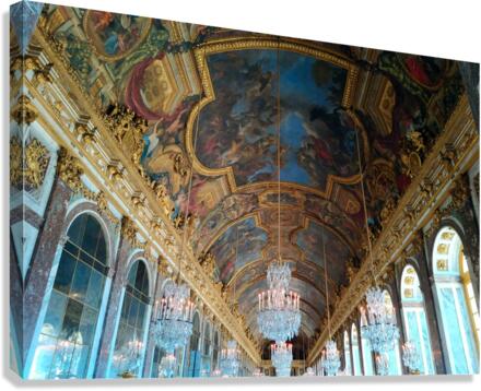 Palace of Versailles -- Hall of Mirrors Canvas Print