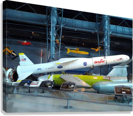 Orbital Sciences Rocket Canvas Print