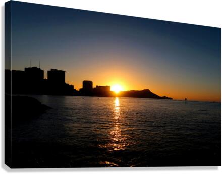 Hawaii Sunrise Canvas Print