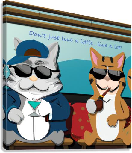 BadCatz Fat Cat Influence Canvas Print