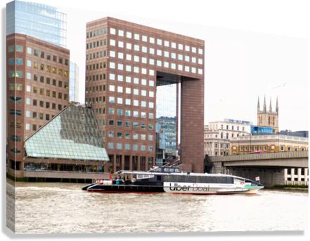 Uber on Water 2 Canvas Print
