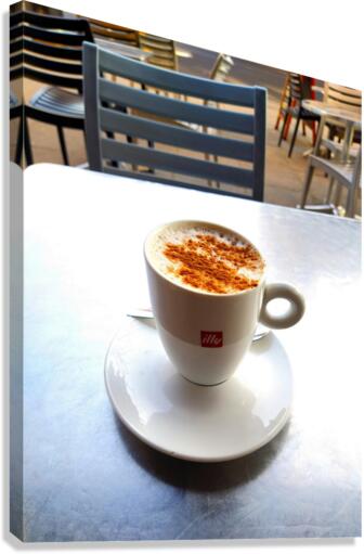 Cafe Chai Latte Still Life Canvas Print