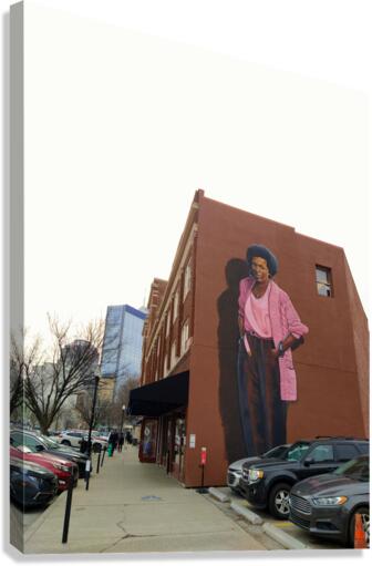 Mari Evans Mural Canvas Print