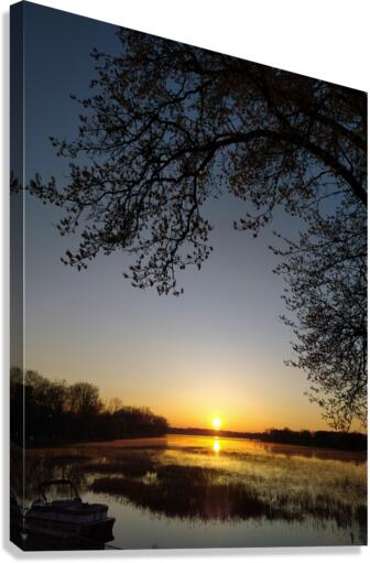 Golden Michigan Sunrise Canvas Print