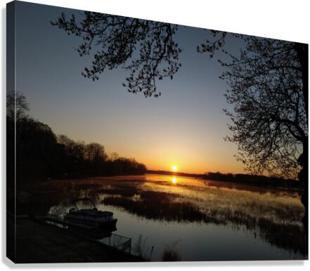 Michigan Morning Sunrise Canvas Print