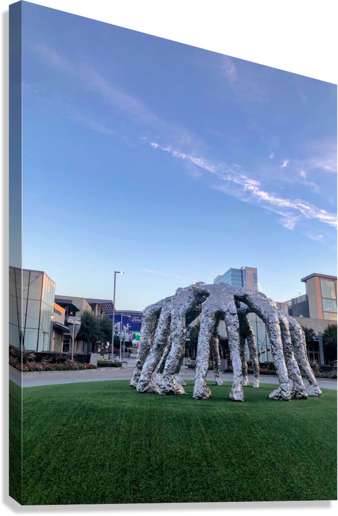 Chrome Convergence Canvas Print