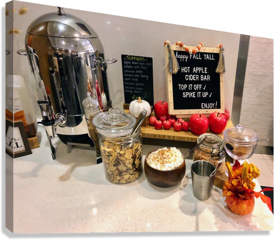 Fall Cider Station Canvas Print