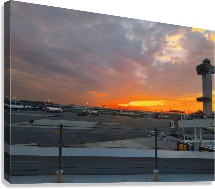  Runway Horizon Canvas Print