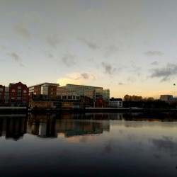 Calm Along River Quay 2