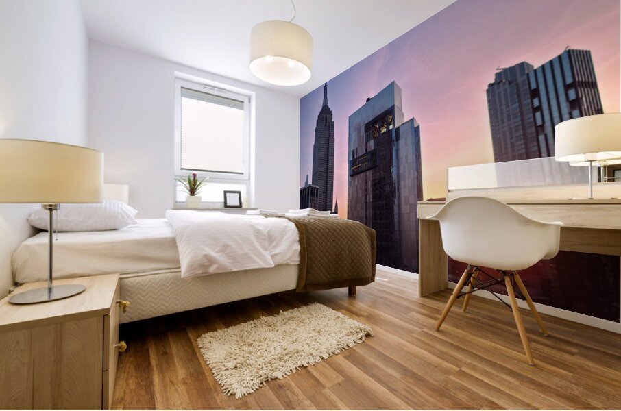 Golden Morning Manhattan Mural print
