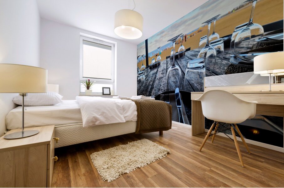 Stillness Before the Feast Mural print