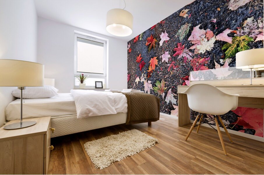 Grounded in Colors: Scattered Beauty Mural print