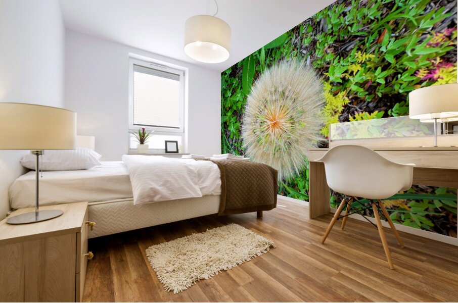 The Poetic Geometry of a Meadow’s Breath Mural print