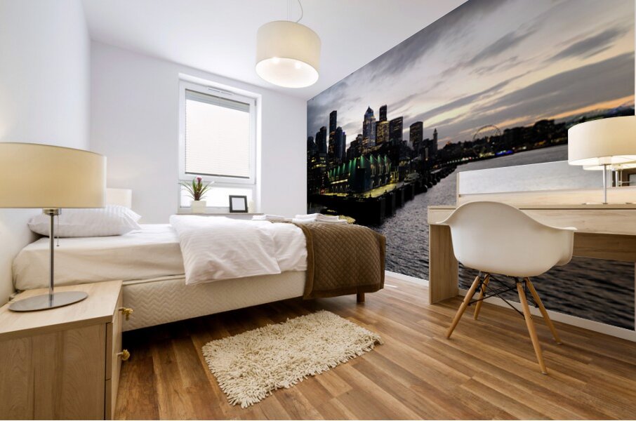 Seattle After Hours Mural print