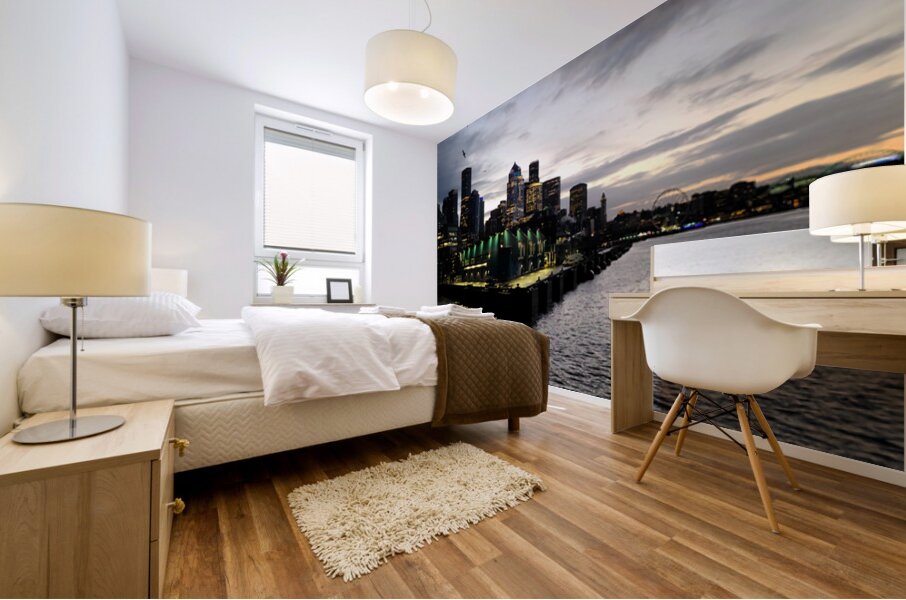 Moody Seattle Mural print