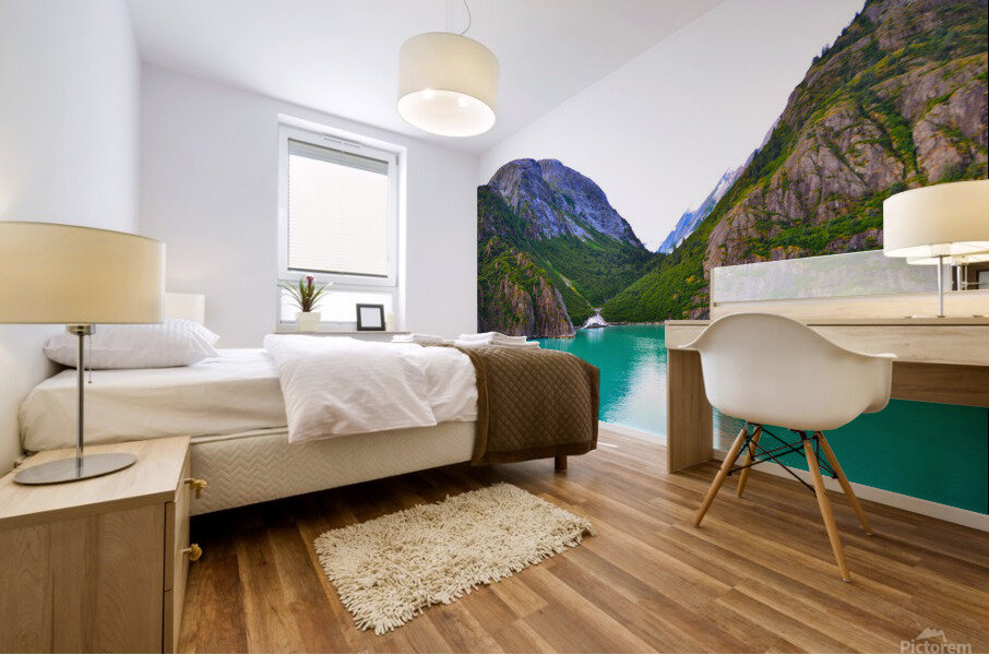 Majestic Mountains of Alaska Mural print