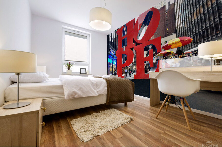 Chase Hope Never Give Up Mural print