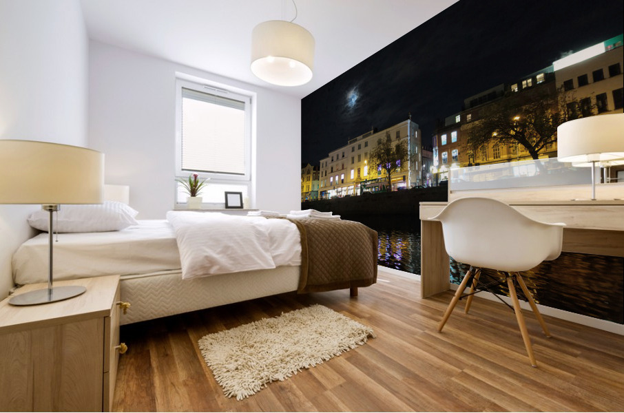 Dublin Dreams along River Quay 2 Mural print