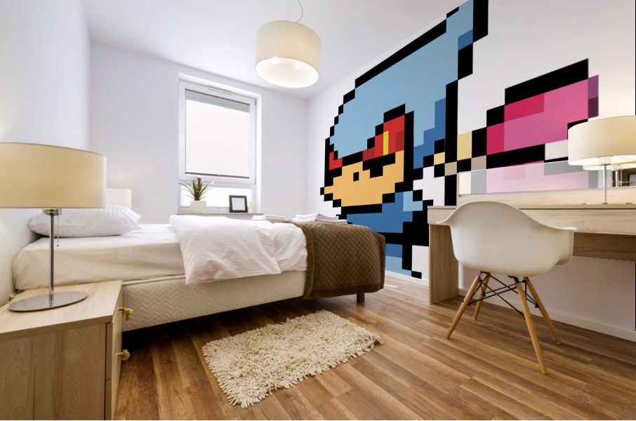 Baby Shark Ninja Miko 2 Mural print