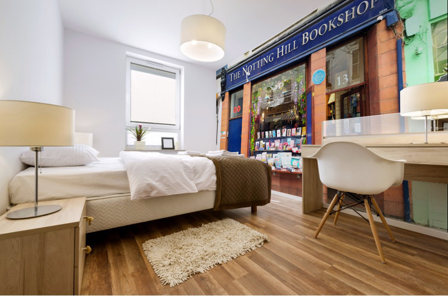 The Nottinghill Bookshop Mural print