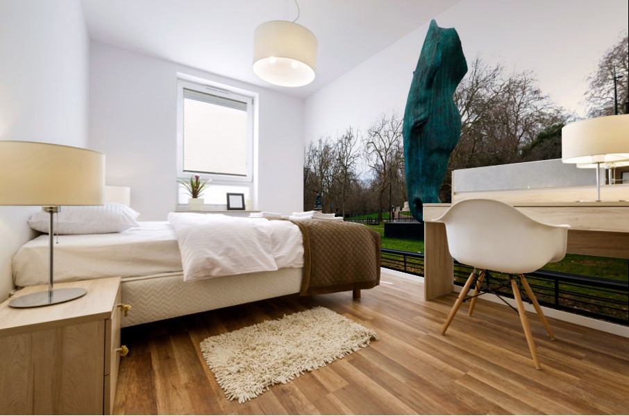 Horsehead Sculpture 3 Mural print