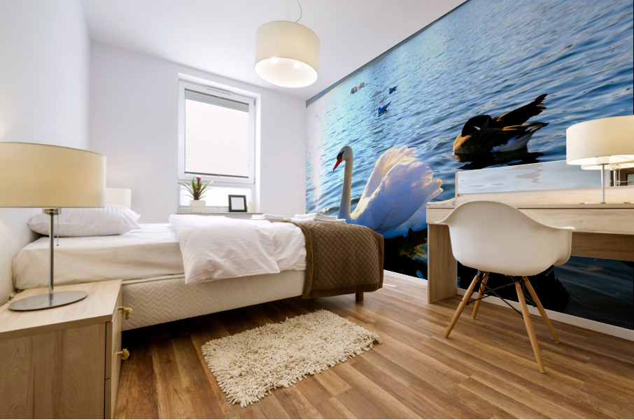 Wings of Love 4B Mural print