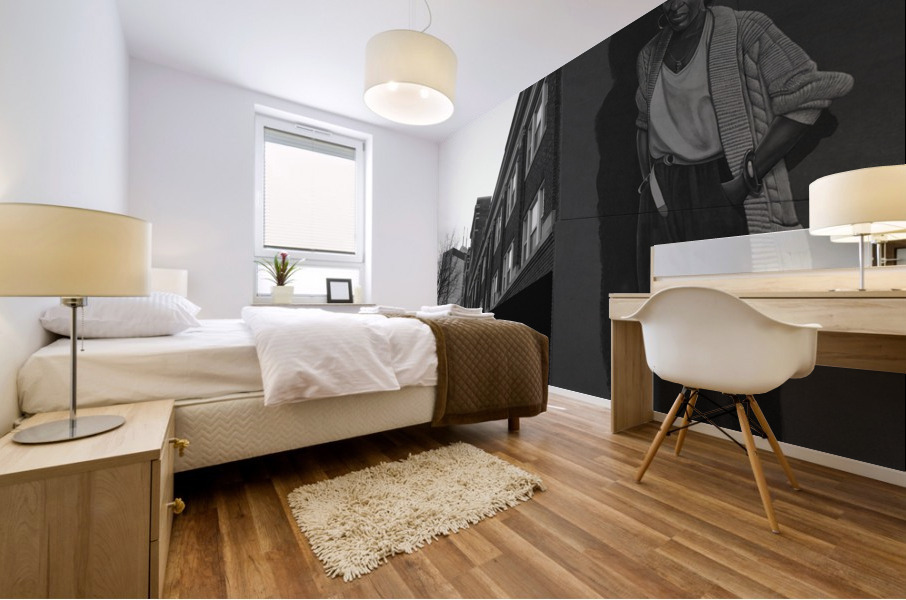 Legacy in Light and Shadow: Mari Evans Mural print