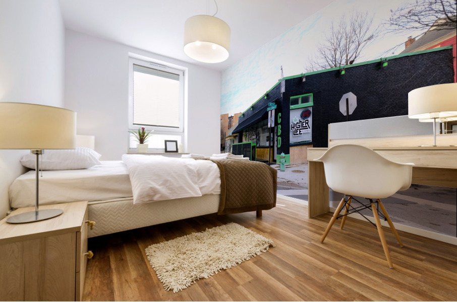 “Corner Culture” – Where the City Breathes Mural print