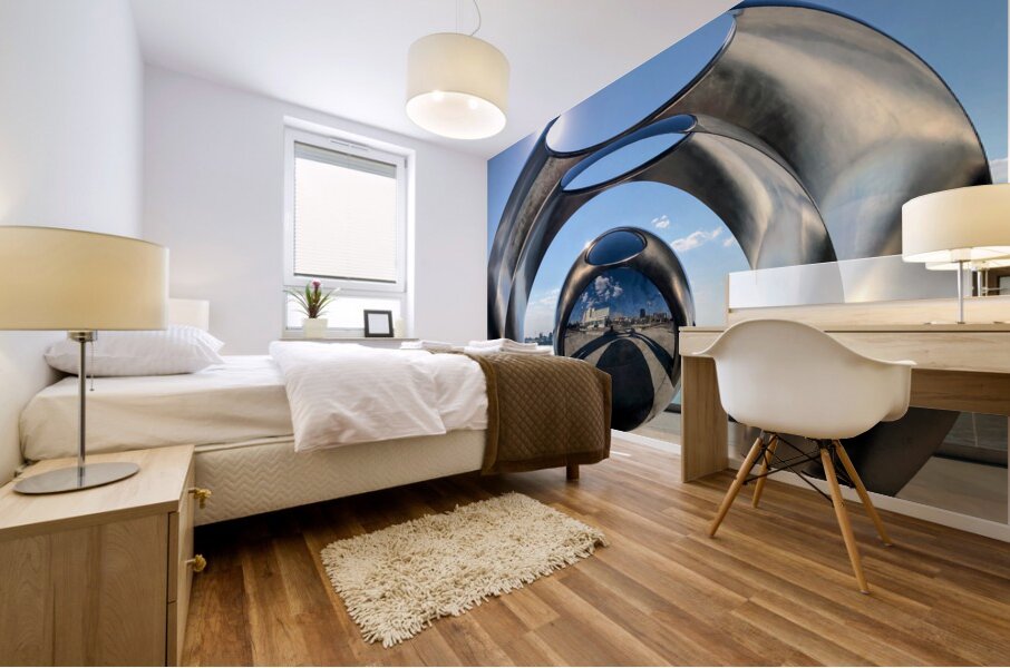 Orb & Arches Mural print