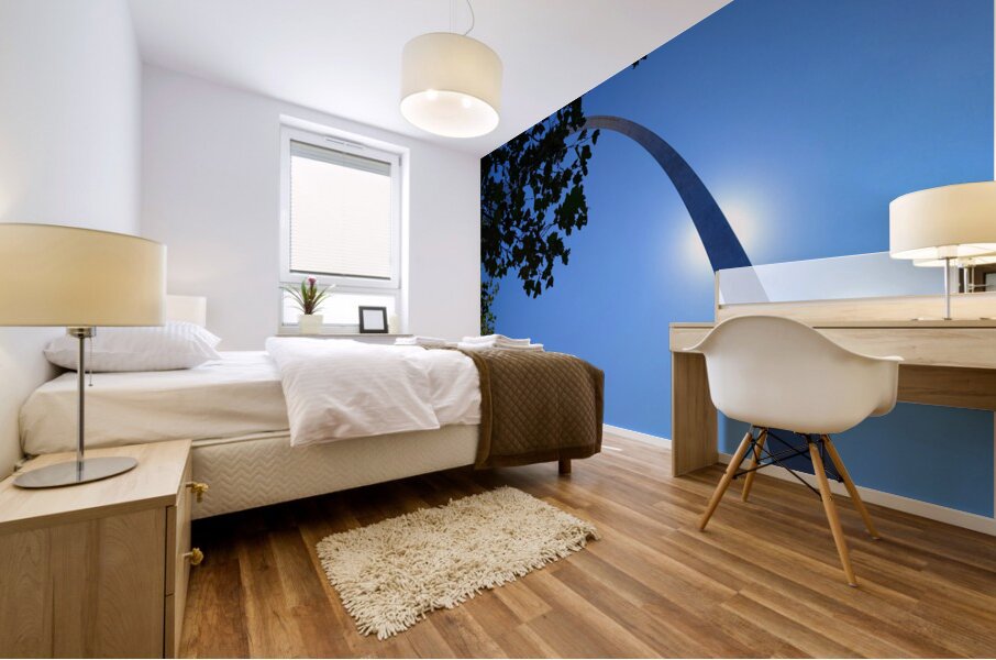 Man Meets Nature in the Sky  Mural print