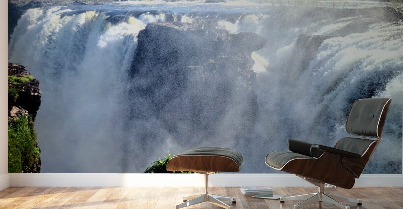 A Curtain of Spring Mist at Paterson Great Falls Wall Murals
