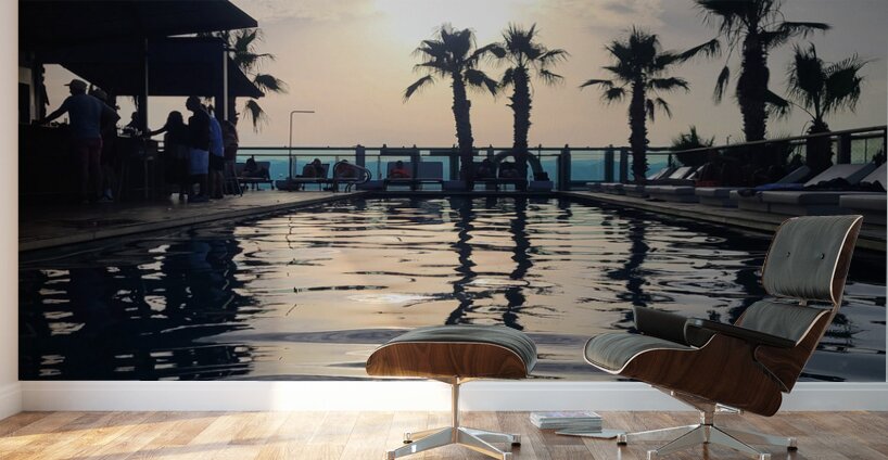 Sunset Social: The Last Light Lounge Wall Murals