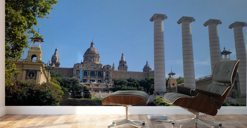 Museum of Catalan Visual Arts: Pillars of Memory Wall Murals