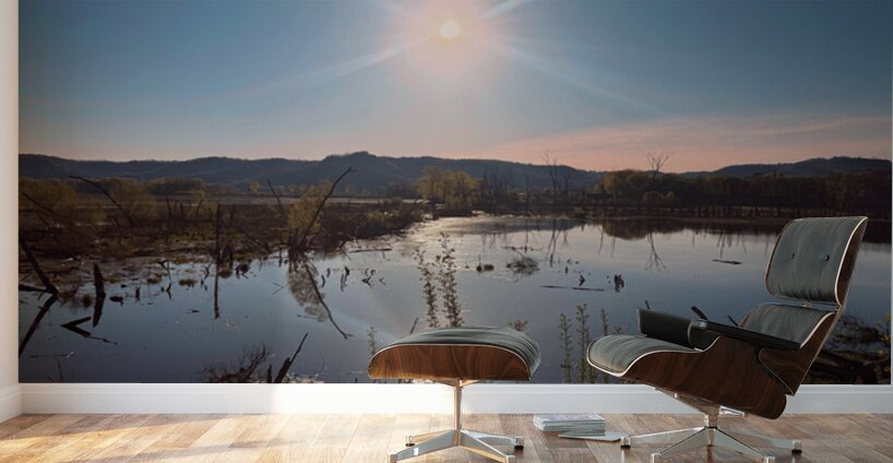 Reflections of La Crosse 2-Reflecting the brilliance of a new day Wall Murals