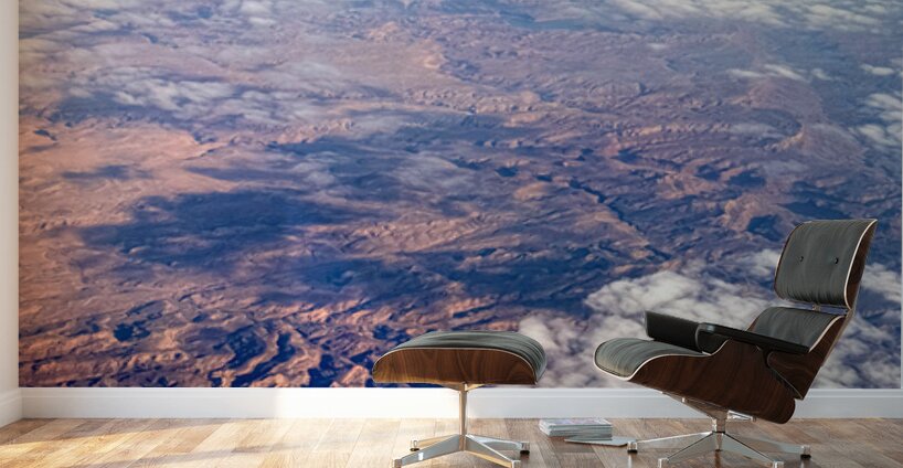 Rivers of Time: Aerial Symphony over the Colorado Plateau Wall Murals