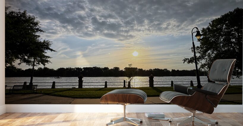 Golden Hour on the Centerline Wall Murals