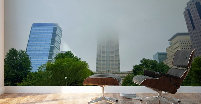 Lost in Light Gray Wall Murals