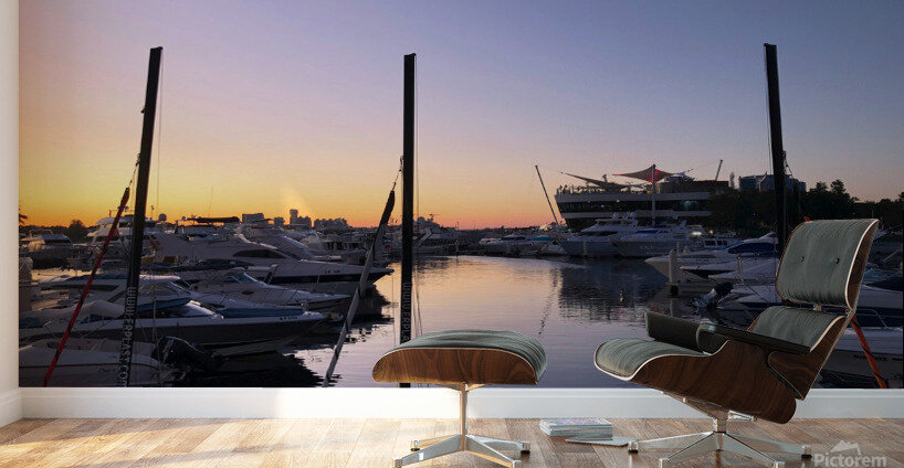 Docks of the Desert Dubai Style Wall Murals