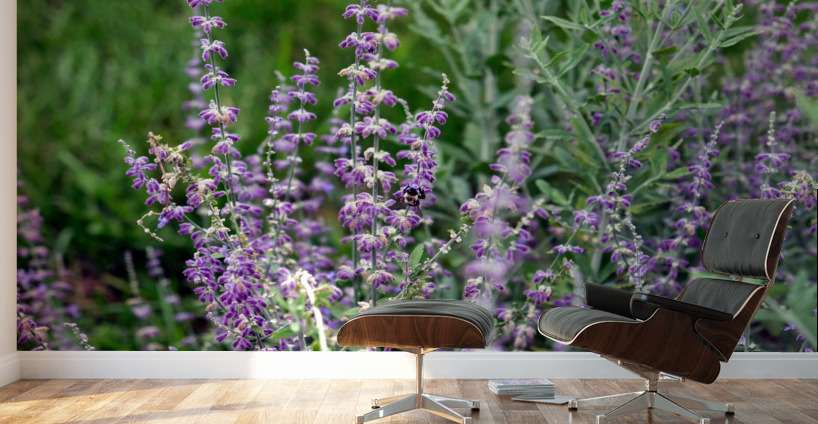 Towers of Lavender Wall Murals